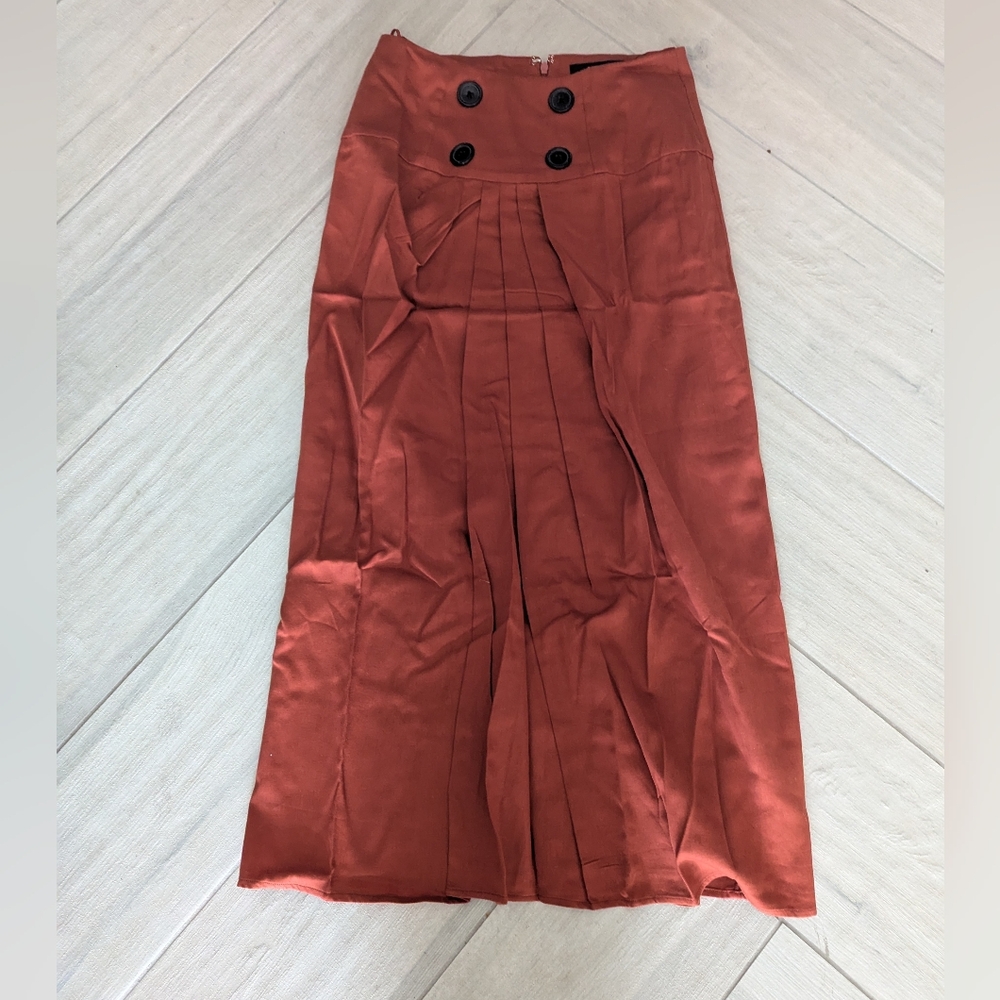 Anthropologie Rust Skirt